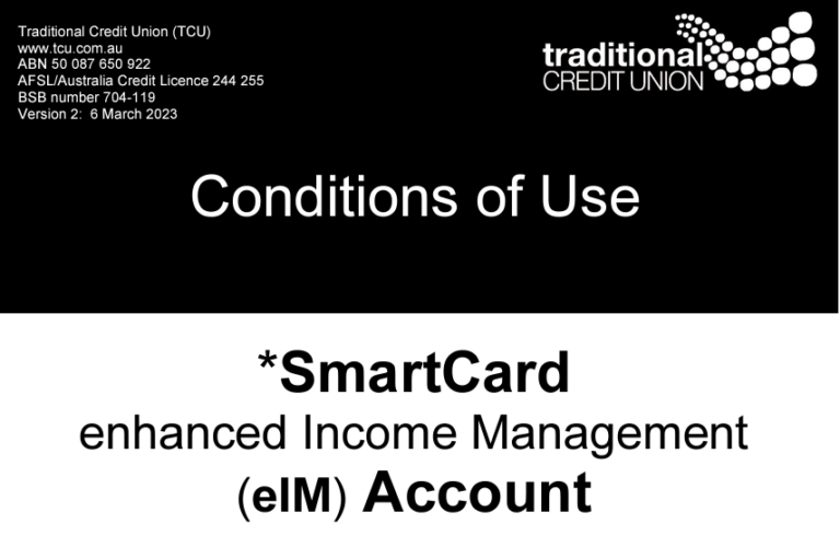 SmartCard and SmartCard Account Conditions of Use Traditional Credit